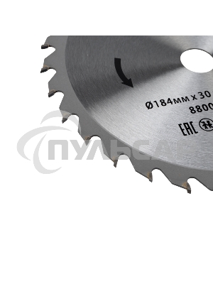 Диск пильный 184 мм х 30 зуб х 20/16 мм Kranz