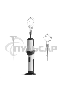 Миксер аккумуляторный Galaxy Line GL 2227, белый, ручной, 20 Вт, 2 скорости