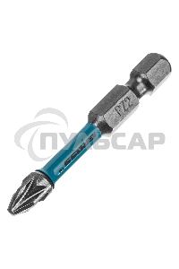 Набор бит торсионных PZ2x50 мм, для ударных шуруповертов, 2 шт. Gross