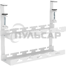 Кабель-канал Cactus CS-CM-400-2WT для столов 40x13.4x34.2см белый