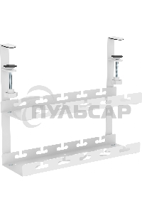 Кабель-канал Cactus CS-CM-400-2WT для столов 40x13.4x34.2см белый