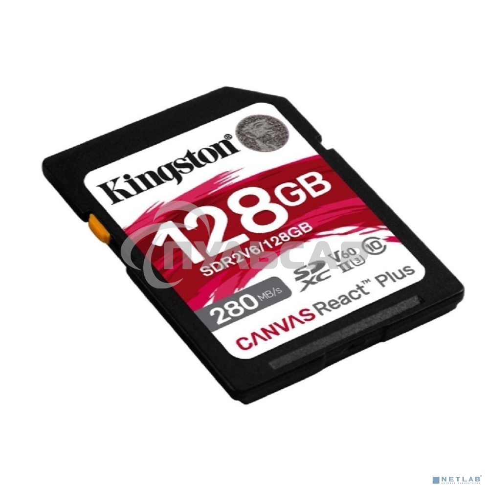 Флеш карта SDXC Kingston SDR2V6/128Gb Canvas React Plus w/o adapter 128Gb