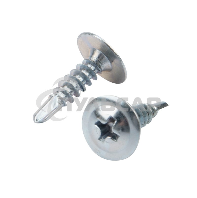 Саморез с прессшайбой KRANZ ПШС сверло 4.2х16, короб (200 шт./уп.)