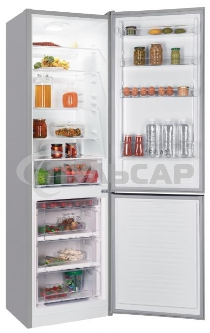 Холодильник Nordfrost NRB 164NF X нержавеющая сталь двухкамерный 238/105 л морозилка снизу