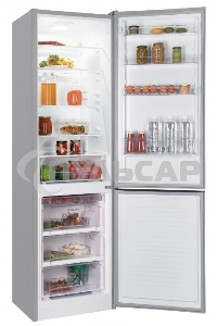 Холодильник Nordfrost NRB 164NF X нержавеющая сталь двухкамерный 238/105 л морозилка снизу