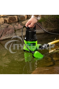 Дренажный насос СИБРТЕХ для грязной воды СДН450-35, 450 Вт, напор 5,5 м, 8000 л/ч 97263