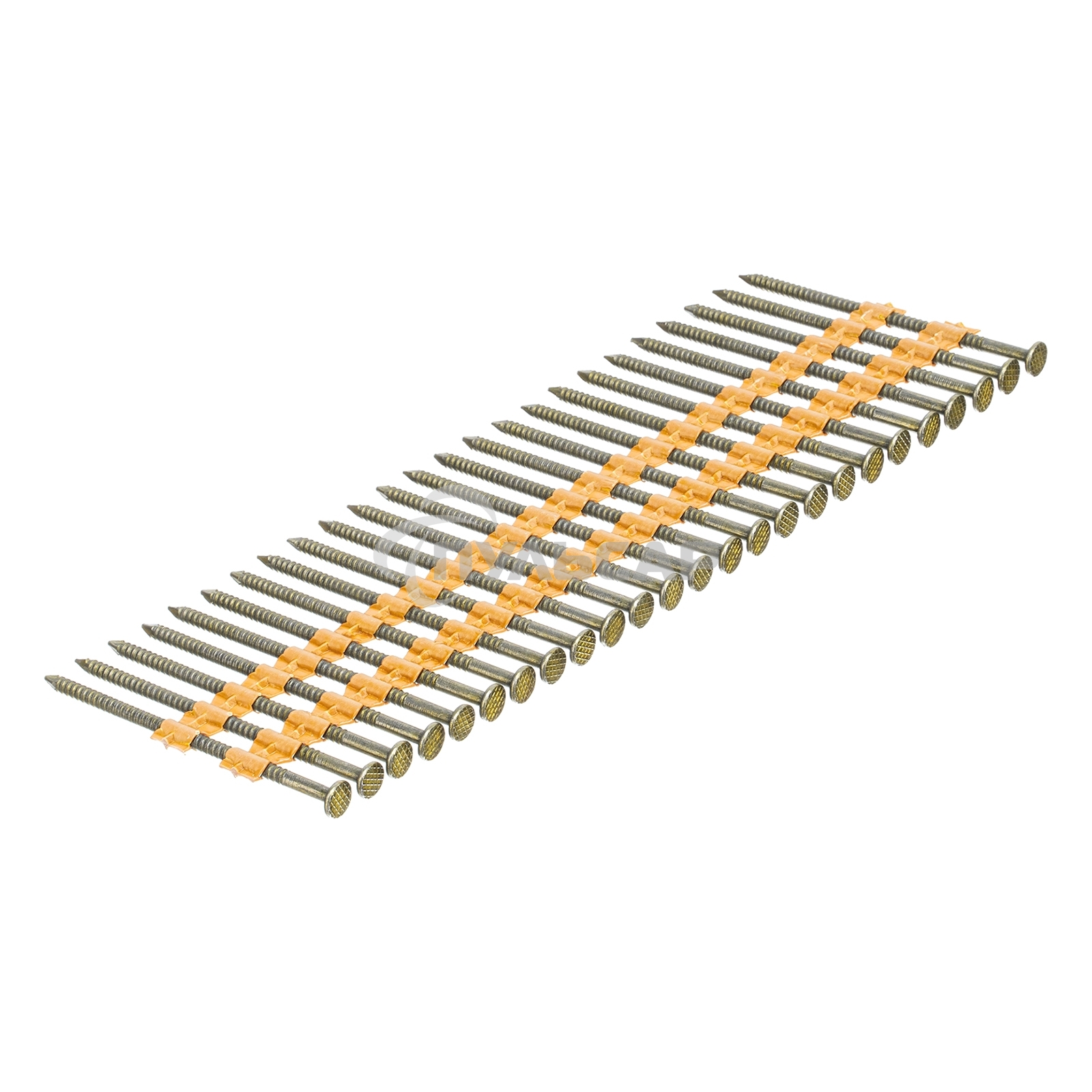 Гвозди для пнев. нейлера (крашен.), длина - 65 мм, диам. - 2,9 мм, 2000 шт. Denzel