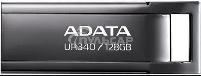 Флешка USB ADATA UR340 (AROY-UR340-128GbK), 128Gb, USB 3.2, R/W 100/30, черный
