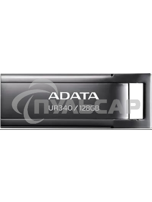 Флешка USB ADATA UR340 (AROY-UR340-128GbK), 128Gb, USB 3.2, R/W 100/30, черный