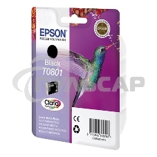 Картридж струйный Epson C13T08014011 черный для Epson St Ph P50/PX660/PX720WD (330стр.)