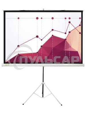 Экран Cactus 180x180см Triscreen CS-PST-180x180 1:1 напольный рулонный белый