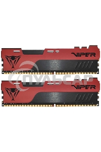 Оперативная память Patriot Viper Elite II, DDR4, 16Gb (2x8 Gb), 3200 MHz, CL18, DIMM, радиатор, красный, черный