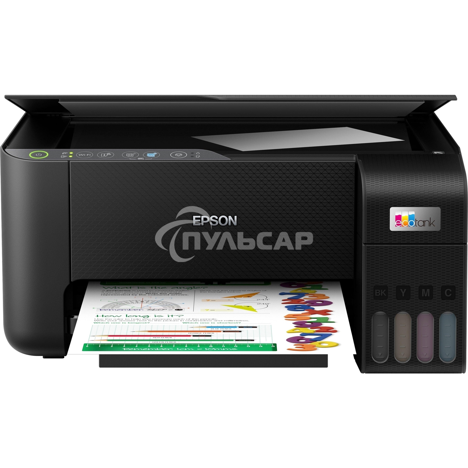 МФУ струйное Epson L3250 (C11CJ67412/C11CJ67418/C11CJ67405/C11CJ67408/C11CJ67503/C11CJ67508/C11CJ67523), A4, цветное, печ. до 33 стр/мин. (ч/б) до 15 стр/мин. (цвет), скан. до 11 стр/мин. (ч/б) 28 стр/мин. (цвет), 1440 x 5760 dpi (печать) 1200x2400dpi (ск