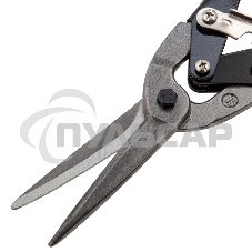 Ножницы по металлу, удлиненные, 290 мм, пряморежущие, обрезиненные рукоятки Sparta