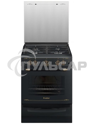 Плита газовая Gefest ПГ 6100-02 0187 черный, конфорок 4 шт, духовка 52 л, 60 см x 85 см x 60 см