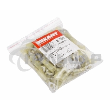 Наконечник кольцевой изолированный термоусаживаемый ø 8.4 мм 4-6 мм² (НКи-т 6.0-8/НКи-т5,5-8) желтый Rexant