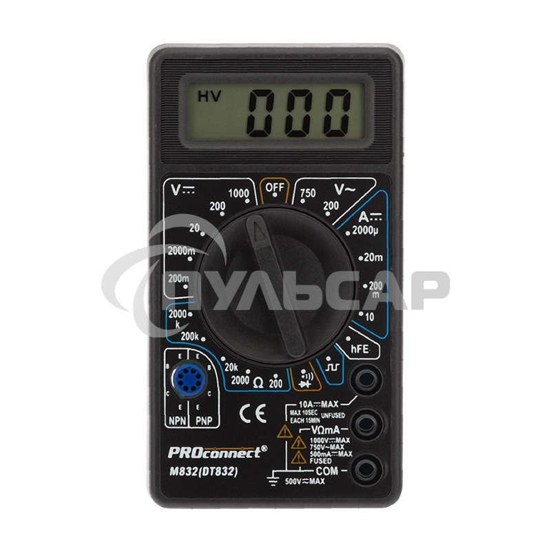 Портативный мультиметр M832 (DT832) PROconnect