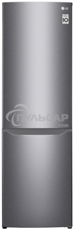 Холодильник LG GA-B419SDJL серый двухкамерный 223/79л морозилка снизу, No Frost