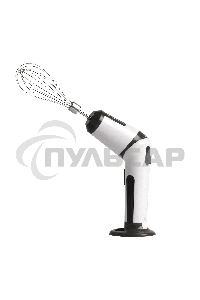 Миксер аккумуляторный Galaxy Line GL 2227, белый, ручной, 20 Вт, 2 скорости