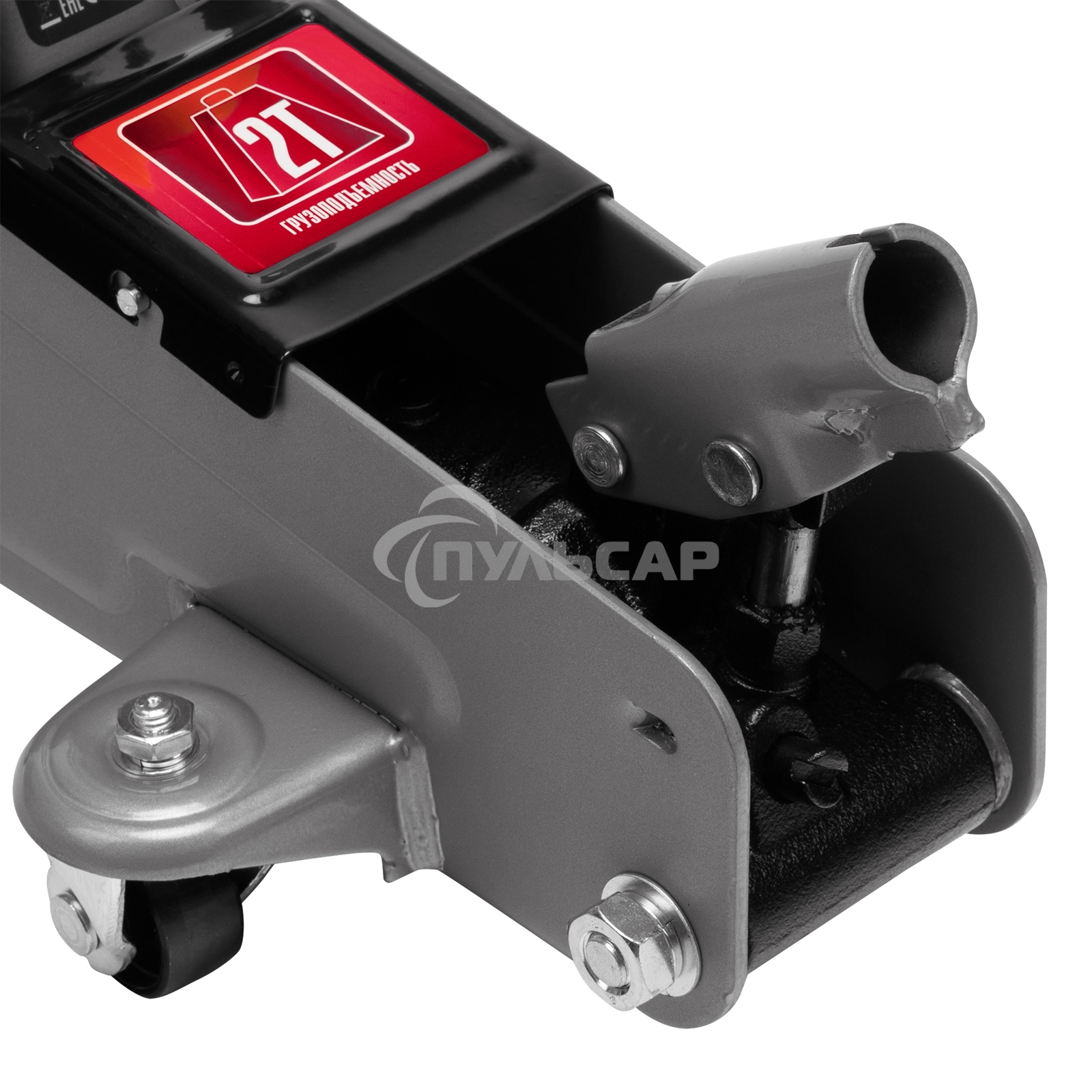 Домкрат Matrix гидравлический подкатный 2 т h подъема 135–385мм в пласт. кейсе master