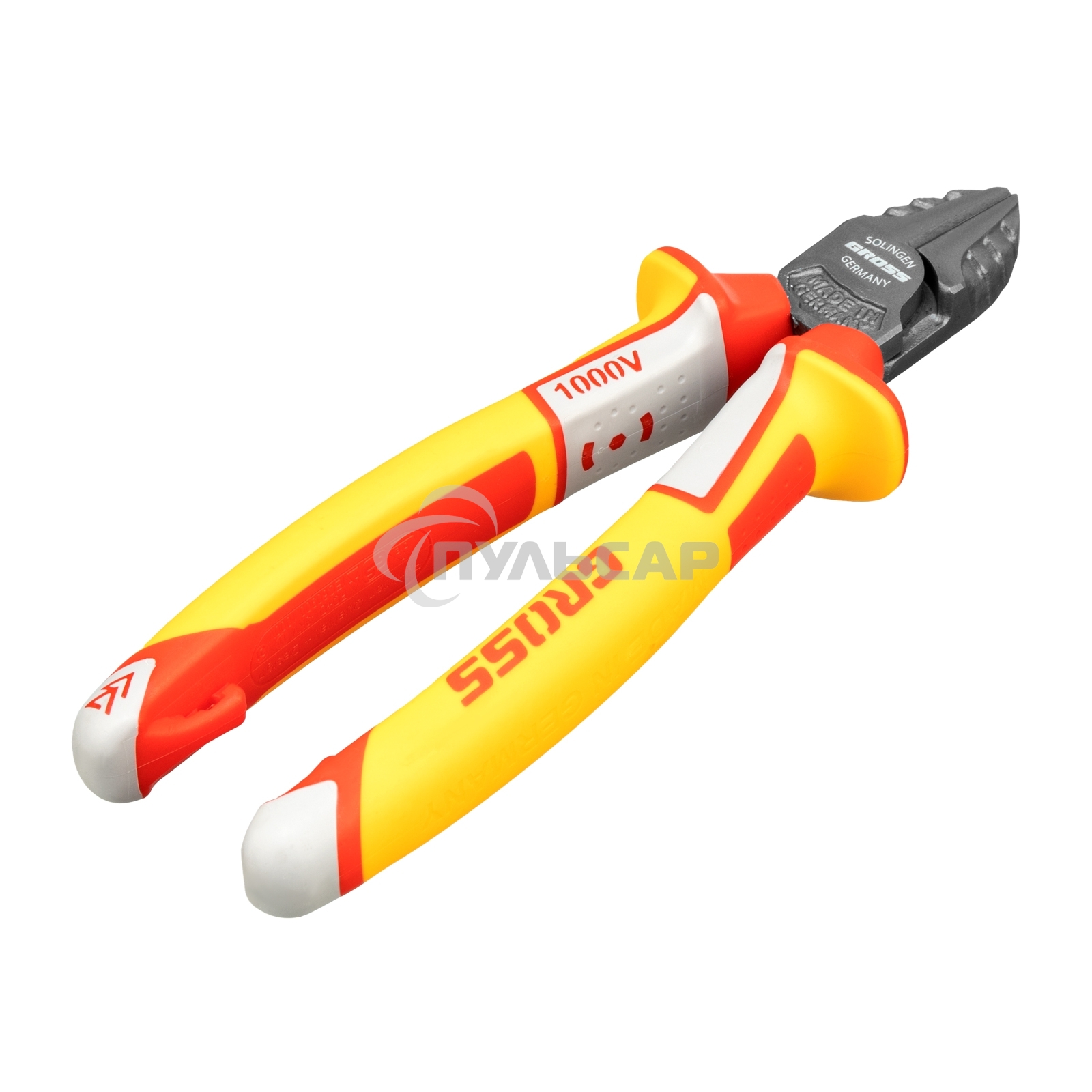 Бокорезы GROSS 17582 диэлектрические рукоятки до 1000в трехкомпонентные рукоятки 180мм