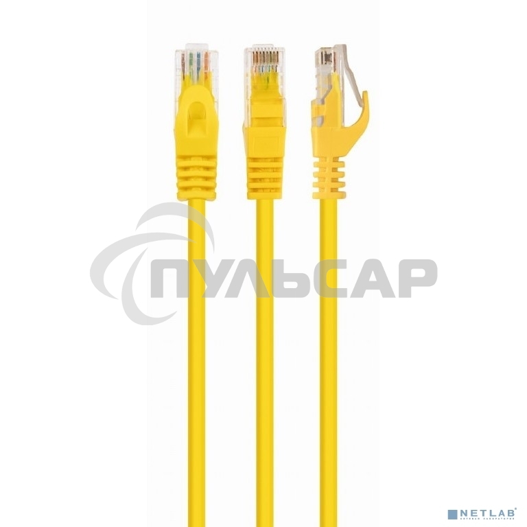 Патч-корд UTP Cablexpert кат.6, 0.25м, литой, многожильный, желтый