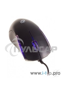 Мышь проводная Oklick 245M черный, 1000 dpi, USB, кнопки - 3