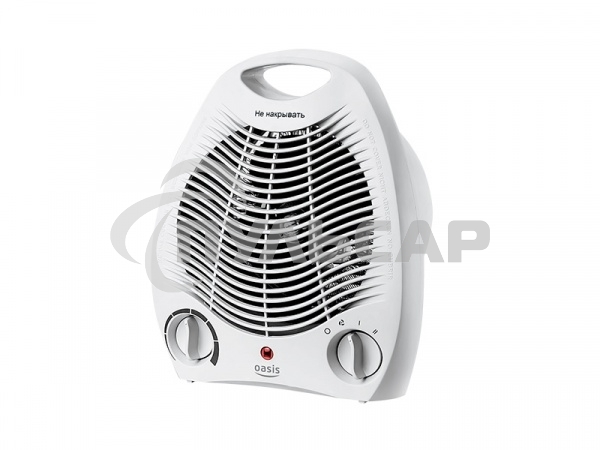 Тепловентилятор Oasis SB-20R белый, 2000 Вт, 20 м2