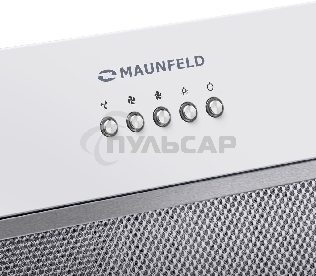 Вытяжка встраиваемая Maunfeld Trapeze 602M белый, 60 см, 1150 куб. м/ч, 54 дБ