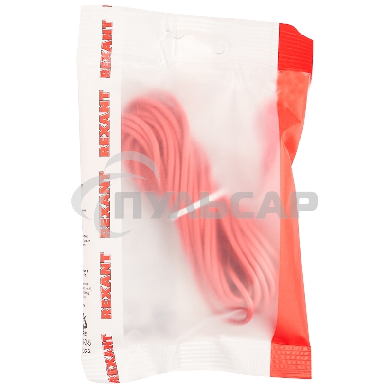 Провод автомобильный ПГВА/ПВАМ Rexant 1х1,00 мм красный, мини-бухта 5 метров