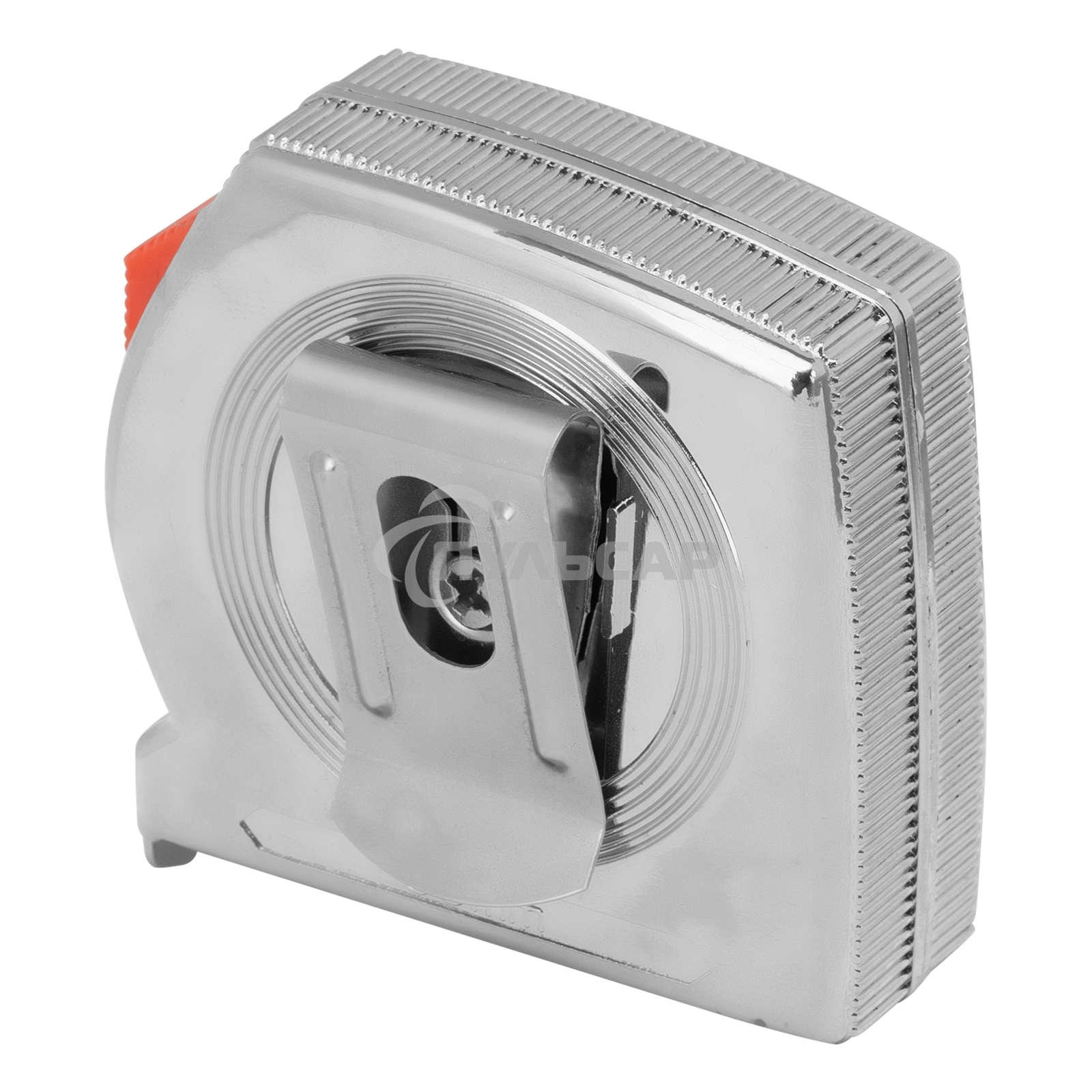 Рулетка Chrom, 2 м x 13 мм, хромированный корпус MTX