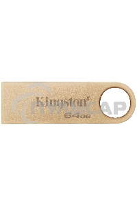 Флешка USB Kingston 64 Gb DataTraveler SE9 DTSE9G3/64 Gb USB 3.0 золотистый