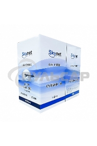 Кабель SkyNet Light UTP indoor 2x2x0,46, медный, FLUKE TEST, кат.5e, однож., 305 м, box, серый