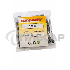 Наконечник штыревой втулочный изолированный F-18 мм 2.5 мм² (НШВи 2.5-18) синий Rexant