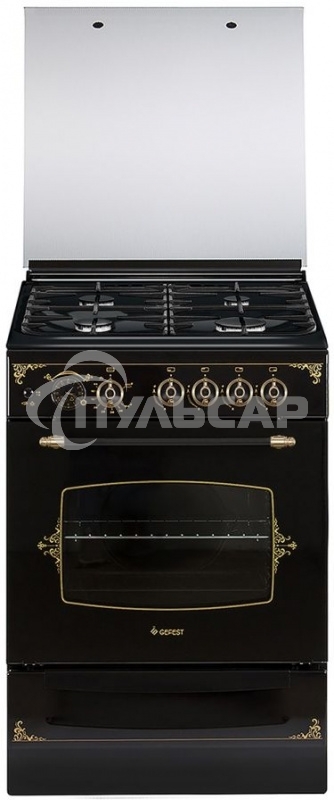 Плита газовая Gefest ПГ 6100-03 0179 черный, конфорок 4 шт, духовка 52 л, 60 см x 85 см x 60 см