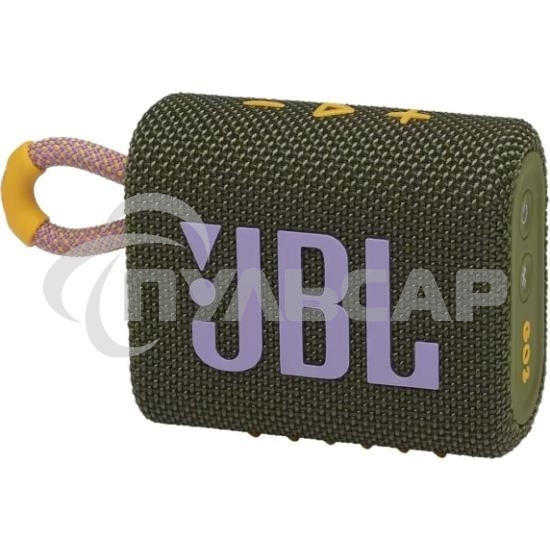 Портативная акустика JBL GO 3, зеленый