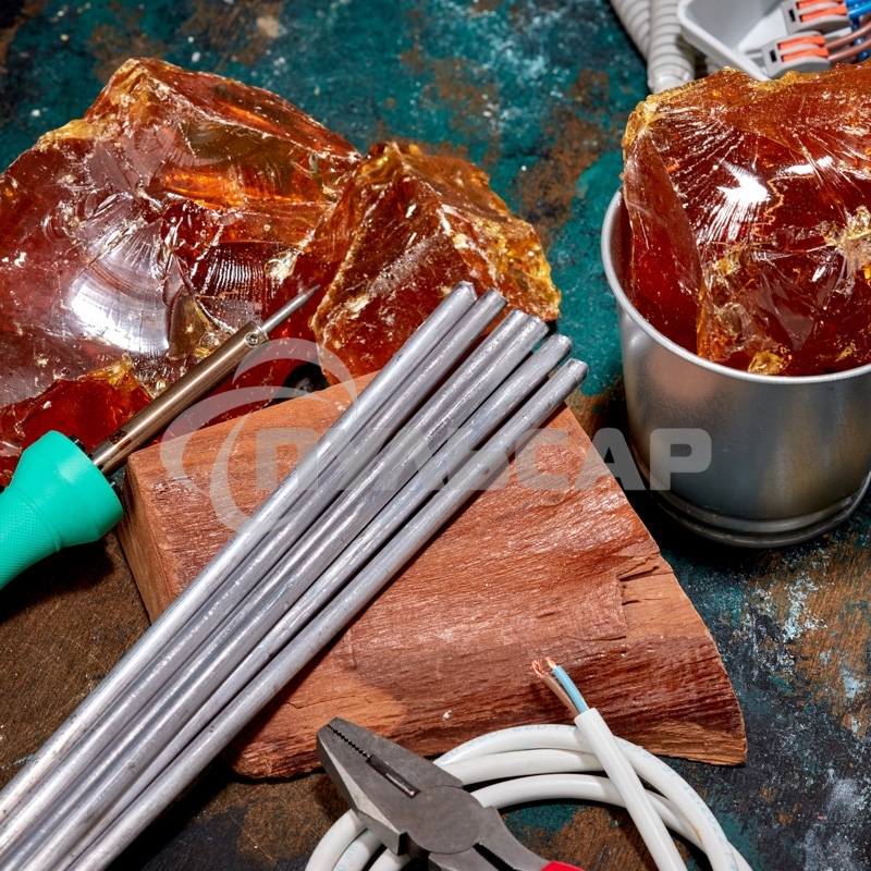 Припой пруток ПОС-40, Ø8мм, длина 400мм, ГОСТ 21931-76, олово 40%, свинец 60% (упак. 5 кг) Rexant