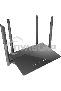 Маршрутизатор беспроводной D-Link DIR-841/RU/A1B, Wireless AC1200 Dual-Band Router with 1 10/100/1000Base-T WAN port and 410/100Base-TX LAN ports.802.11b/g/n compatible, 802.11AC up to 866Mbps,1 10/100/1000Base-T WAN port, 4