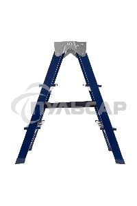 Стремянка двусторонняя Сибртех 3ст стальная, 97933