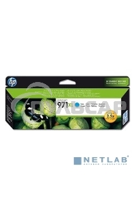 Картридж струйный HP №971XL CN626AE голубой для HP OJ Pro X476dw/X576dw/X451dw/X551dw (6600стр.)