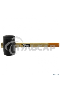 Киянка резиновая, 910 г, черная резина, деревянная рукоятка Sparta