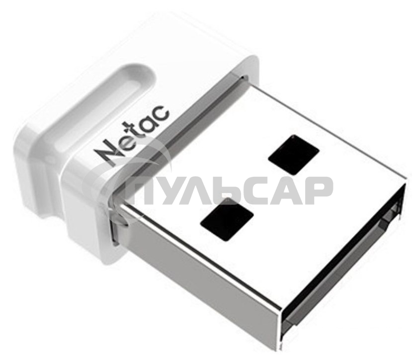 Флешка USB Netac U116 8 Gb <NT03U116N-008G-20WH>, USB 2.0, миниатюрная пластиковая белая