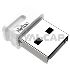 Флешка USB Netac U116 8 Gb <NT03U116N-008G-20WH>, USB 2.0, миниатюрная пластиковая белая
