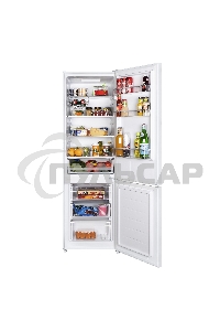 Холодильник Maunfeld MFF176SFW белый двухкамерный 187/75л морозилка снизу, ручная разморозка