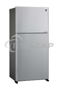 Холодильник Sharp SJ-XG60PMSL серебристый двухкамерный 422/178 л морозилка сверху, No Frost