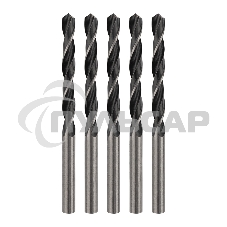 Сверло по металлу 8,0х117х75 мм HSS (5 шт. в упаковке) DIN 338 Kranz