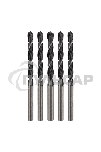 Сверло по металлу 8,0х117х75 мм HSS (5 шт. в упаковке) DIN 338 Kranz