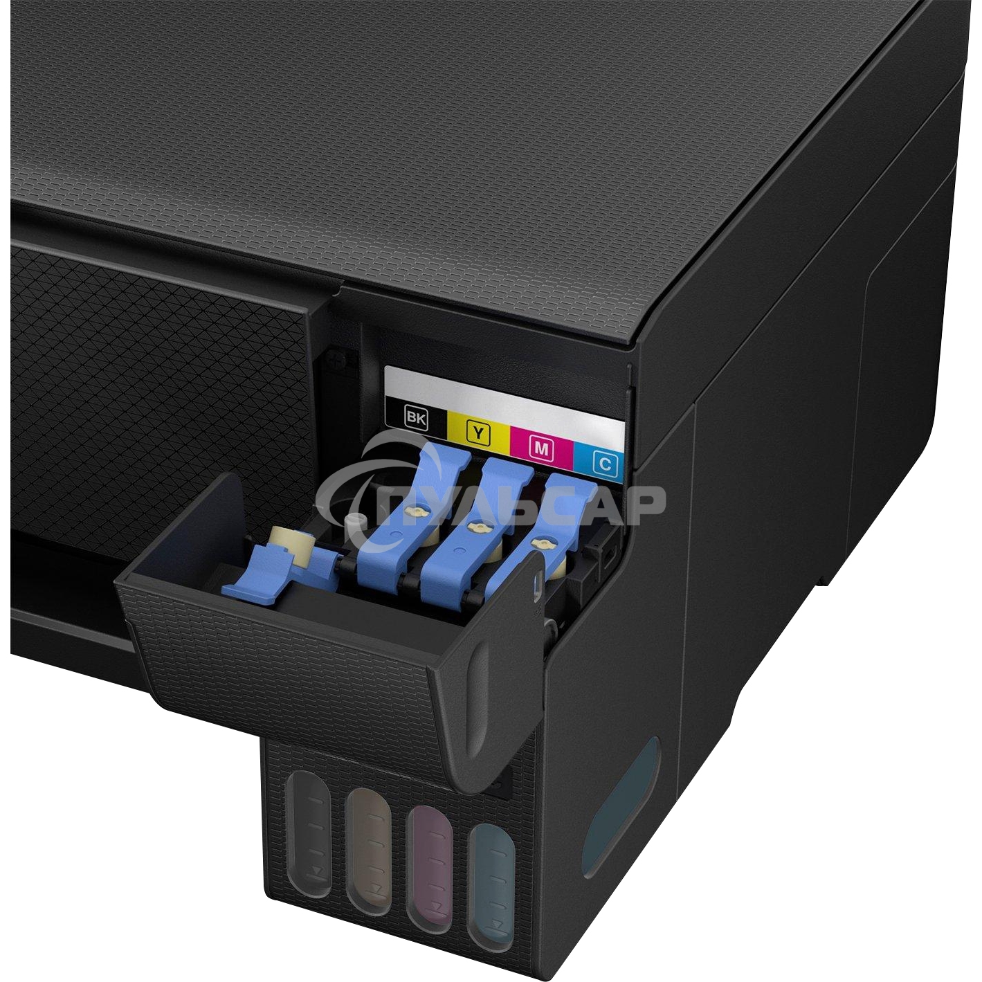 МФУ струйное Epson L3250 (C11CJ67412/C11CJ67418/C11CJ67405/C11CJ67408/C11CJ67503/C11CJ67508/C11CJ67523), A4, цветное, печ. до 33 стр/мин. (ч/б) до 15 стр/мин. (цвет), скан. до 11 стр/мин. (ч/б) 28 стр/мин. (цвет), 1440 x 5760 dpi (печать) 1200x2400dpi (ск