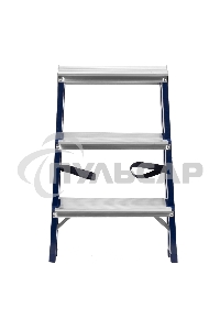 Стремянка двусторонняя Сибртех 3ст стальная, 97933