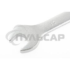 Ключ комбинированный, 14 мм, CrV, матовый хром Stels